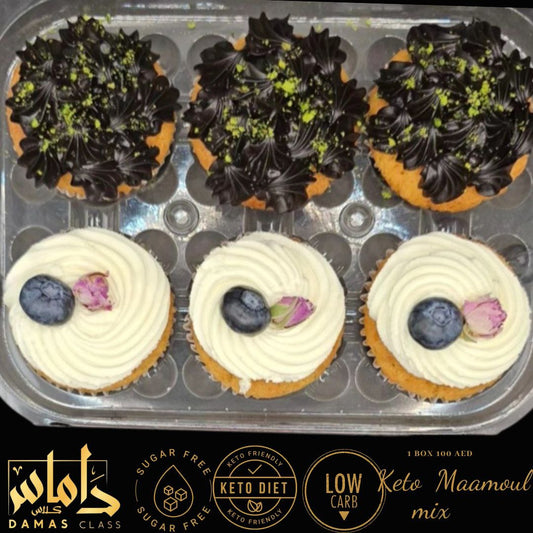 6 pieces of keto diet cupcakes